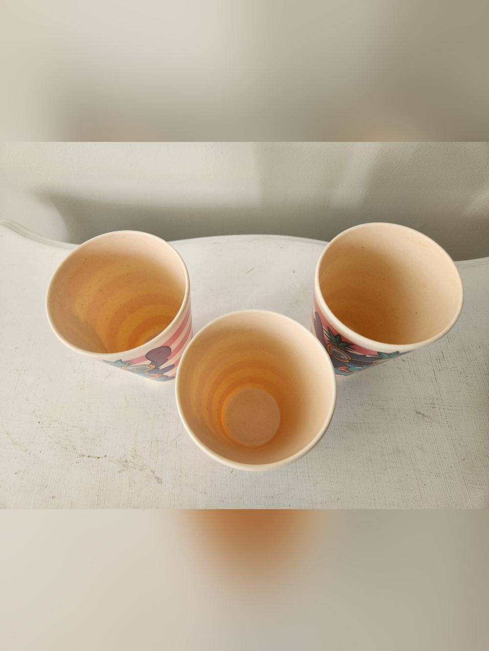 Set Of 3 Disney Stitch Bamboo 5" Cups - Picture 3 of 7